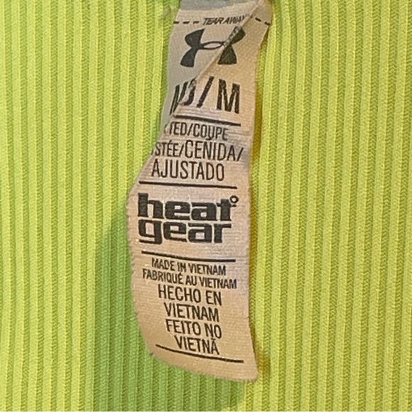 Under Armour UA Neon Yellow Racerback Tank Size M - Picture 6 of 6